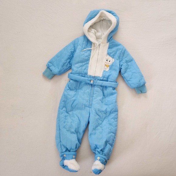 Nostalgic Baby Vintage Other - Vintage 60s Montgomery Ward Snowsuit 2t